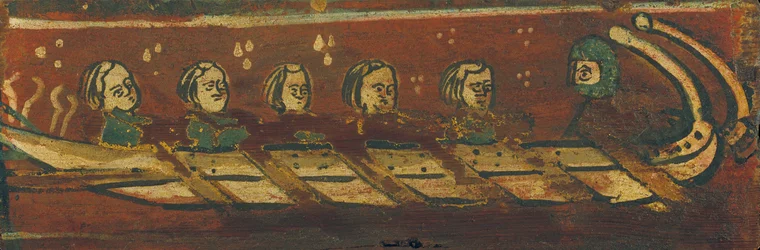 Deckenpaneel mit Galeere